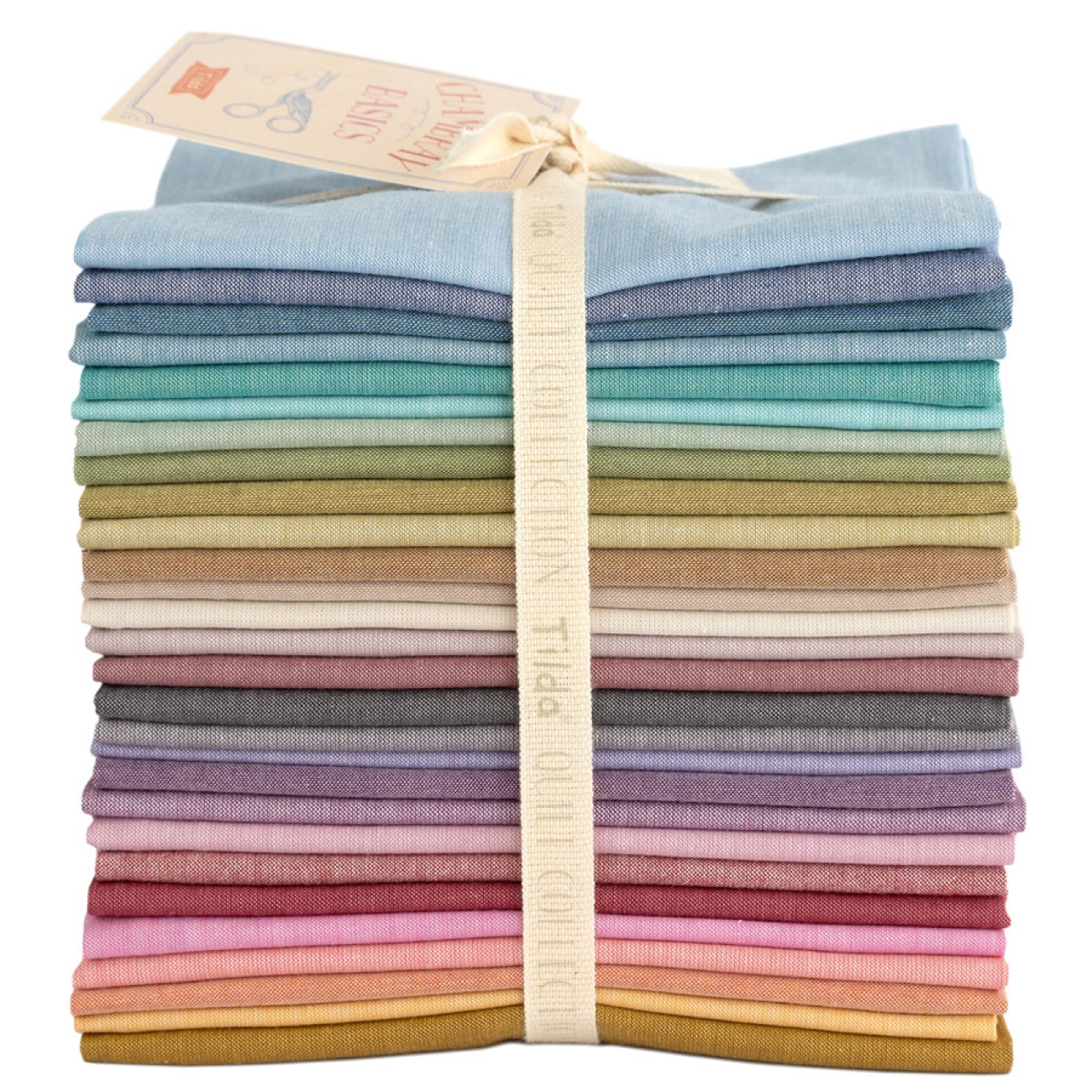 Tilda - Fat Quarter Bundle - Chambray Basics